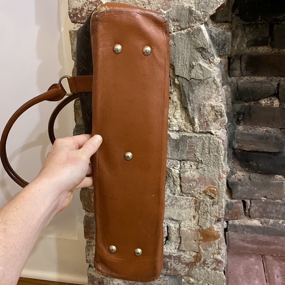 Louis Vuitton vintage 1990’s Sac Weekender Brown Monogram Leather - Picture 9 of 9